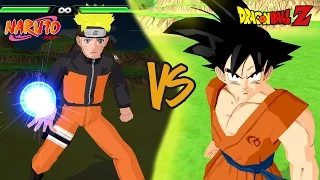 Naruto vs Goku Fukkatsu no F *DBZ Team* | Dragon Ball Z Budokai Tenkaichi 3 MOD