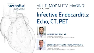 Infective Endocarditis: Echo, CT, PET (Mahmoud Al Rifai, Stephen H. Little, MD)