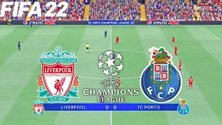 FIFA 22 | Liverpool vs FC Porto - 2021/22 UEFA Champions League UCL - Full Match & Gameplay