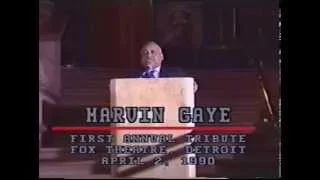 Marvin Gaye Presentation, April 2, 1990