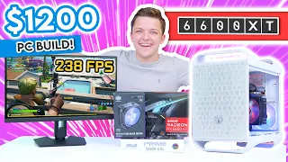 Epic $1200 Gaming PC Build 2022! [Full Build Tutorial & 1080p Gaming Benchmarks!]