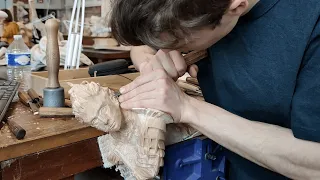 ATELIER SCULPTURE SUR BOIS de l'ECOLE BOULLE avec Vincent Martin de Saint Semmera