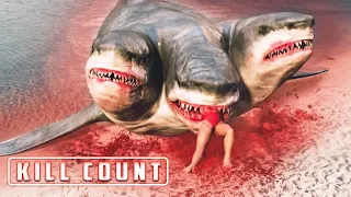 3 Headed Shark Attack (2015) Kill Count | Death Count | Carnage Count