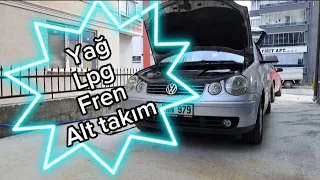 Volkswagen Polo IV (9N) | 1.4 Benzin | Yağ-Lpg-Fren-Alt takım | Bakım & Onarım