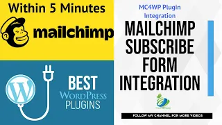 How To Add Mailchimp Subscribe Form To WordPress Integration