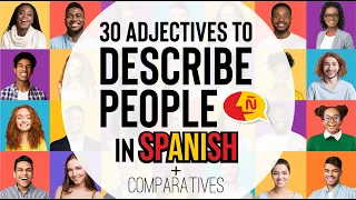 🧛‍♂️ How to describe and compare people's appearance in Spanish | Basic vocabulary for beginners