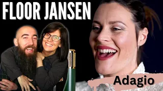 Floor Jansen - Adagio (Lara Fabian cover) (REACTION) with my wife