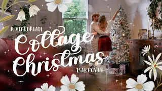 A Victorian Country Cottage Christmas Makeover 🕯 Light Academia Dickensian Aesthetic