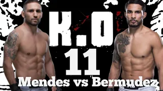 K.O.11 Featherweight Mendes vs Bermudez