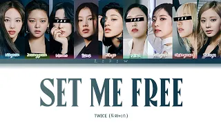 TWICE || Set Me Free but you are Momo, Mina & Chaeyoung (Color Coded Lyrics Karaoke)