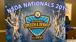 Speech and Debate NSDA Nationals 2019 Vlog!!!!