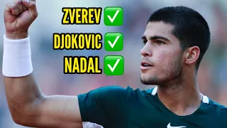 Carlos Alcaraz Beats Zverev, Djokovic & Nadal - Madrid 2022 Champion