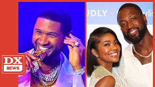Usher Stops Himself From Serenading Gabrielle Union After Seeing Dwyane Wade 😂