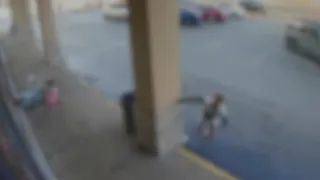 Video: Mom and toddler running from gunfire at supermarket in north county