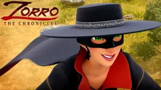 Zorro the Chronicles | Episode 09 | ZORRO AND HIS DOUBLE | Superhero cartoons