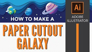 How to Make a Paper Cutout Galaxy Illustration in Adobe Illustrator