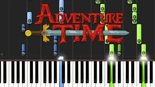 ADVENTURE TIME - Ultimate Piano Medley (Synthesia Tutorial)