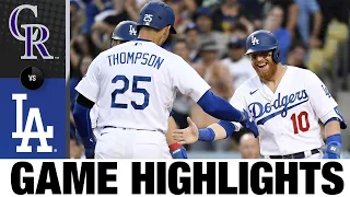 Rockies vs. Dodgers Game Highlights (7/4/22) | MLB Highlights