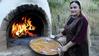 Piedeh:  Traditional Turkish Pizza |  Rural life vlog | Village Cooking