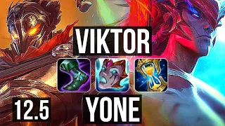 VIKTOR vs YONE (MID) | 16/3/13, Legendary, 500+ games | NA Diamond | 12.5