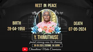 Funeral Mass of Y. Thimuthuse | St.Jude's Church Chinnathurai | 08-05-2024