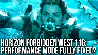 Horizon Forbidden West PS5 Patch 1.16: 60FPS Performance Mode Finally Fixed!