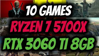 RTX 3060 Ti 8gb - Ryzen 7 5700X | Test in 10 Games  | 1440p | 1080p |