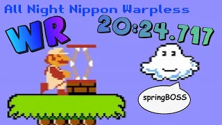 [FWR] All Night Nippon Super Mario Bros. Warpless in 20:24.717 (w/o loads) by TheRudyyy