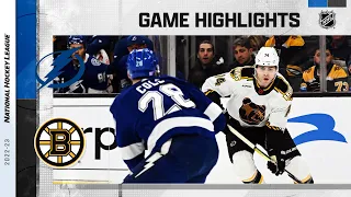 Lightning @ Bruins 11/29 | NHL Highlights 2022