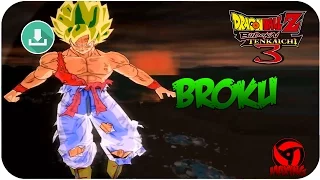 Broku (Broly and Goku Fusion) |NO TEXMOD| Download | DBZ BT3 Wii Mod