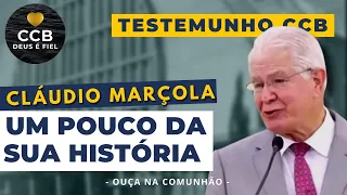 UM DOS TESTEMUNHOS MAIS LINDOS QUE JÁ OUVI EM TODA A MINHA VIDA. TESTEMUNHO CCB IR. CLÁUDIO MARÇOLA