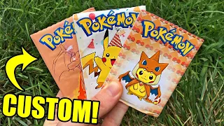 ONE OF A KIND CUSTOM POKEMON CARDS BOOSTER PACKS! Ebay Opening
