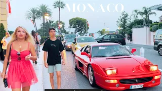 MONACO MONTE CARLO BILLIONAIRE LIFESTYLE SHOWING SUPERCARS 2023