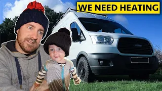 A COLD NIGHT VAN LIFE CAMPING WITH A BABY