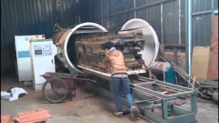 SAGA High Frequency Vacuum Wood Drying Machine Wood Kiln Dryer