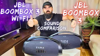 JBL Boombox 3 VS JBL Boombox 3 WI-FI SOUND Comparison