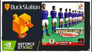 Winning Eleven 3 Ver. Final (DuckStation PS1 Emulador) | 1080P | 60 FPS