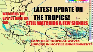 LATEST UPDATE on the tropics! Watching 3 areas for potential development! Are any of them a concern?