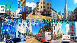 Dream City San Francisco Drive Part 1/6, California USA 4K - UHD