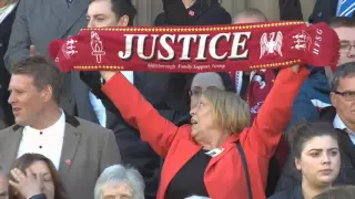 Hillsborough vigil: Liverpool pays tribute