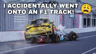 I CRASHED INTO AN F1 CAR WITH MY MUSTANG... 😳