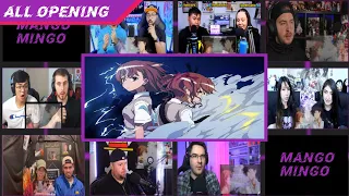 A Certain Scientific Railgun ALL OPENING 1-6 + OVA || REACTION MASHUP