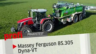 Massey Ferguson 8S.305 Dyna-VT: Schön stufenlos fahren | profi #Praxistest