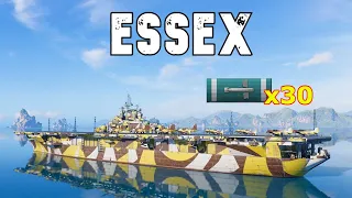 World of WarShips Essex - 4 Kills 304K Damage