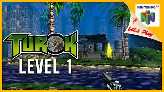 Turok: Dinosaur Hunter (4k@60fps) | Level 1 - Hub Ruins