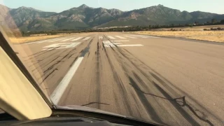 Calvi 18 approach and landing.