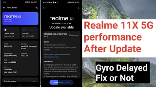 realme 11X 5g After Update | Realme 11x 5g RMX3785_13.2.0.120.(SP02EX01) update | Gyro fix | CXHindi