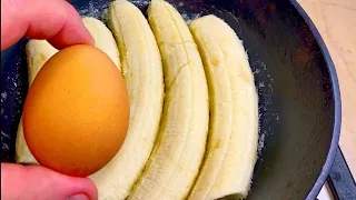 Der berühmte Bananenkuchen mit 1 Ei.
