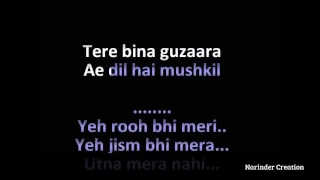 Ae Dil Hai Mushkil Karaoke |ranbir kapoor anushka sharma |Ae Dil Hai Mushkil