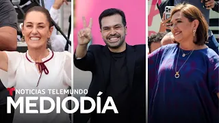 De esta manera cierran sus campañas los candidatos presidenciales de México | Noticias Telemundo